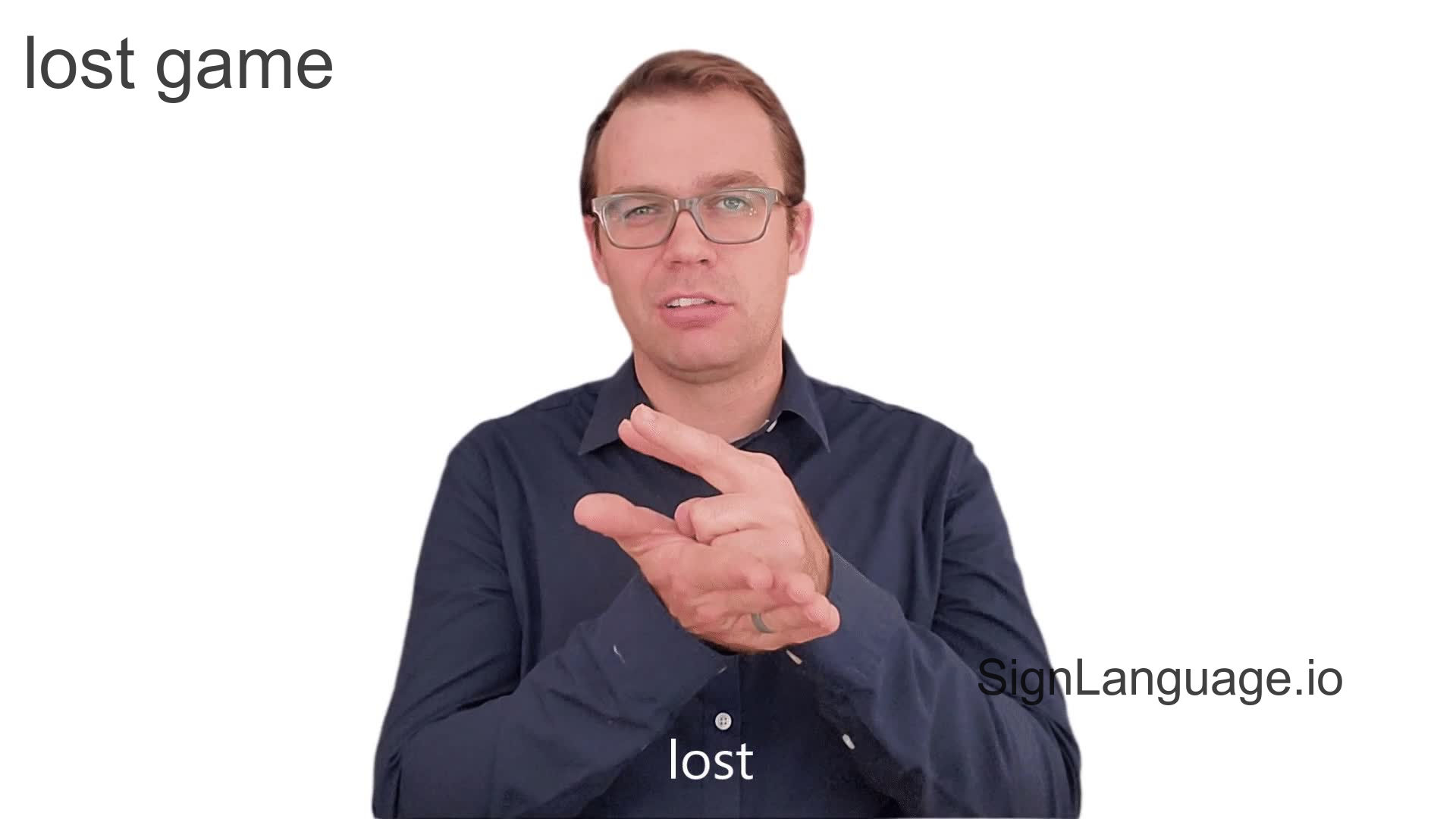 lost game in ASL Example 1 American Sign Language